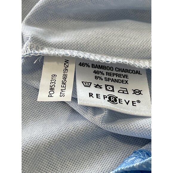 Seabreeze Long Sleeve Quarter Zip Shirt Women M Blue Printed Golf Athleisure NEW - Picture 6 of 7